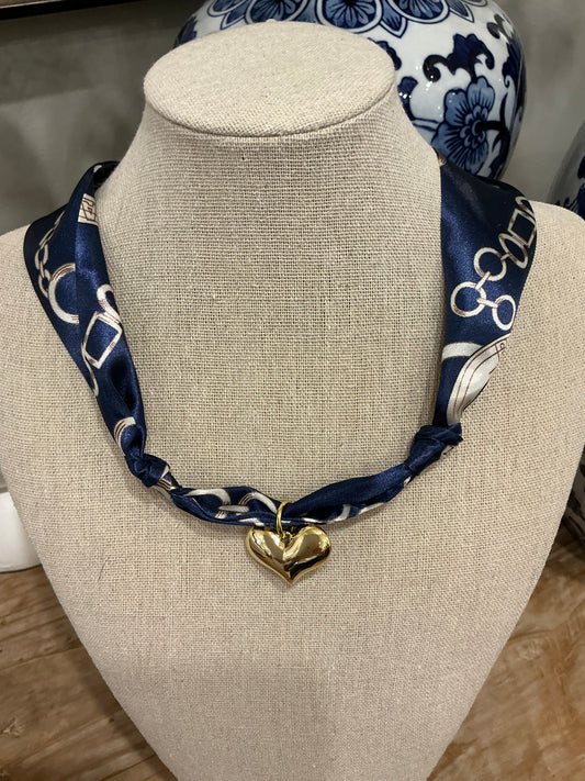 TRENDY SCARF CHARM NECKLACE-1
