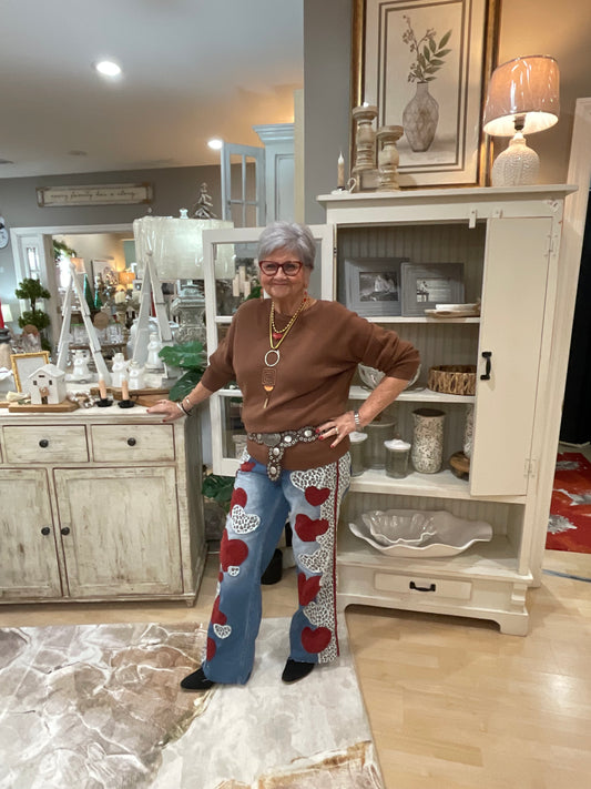 HEART & LEO STRAIGHT LEG JEAN