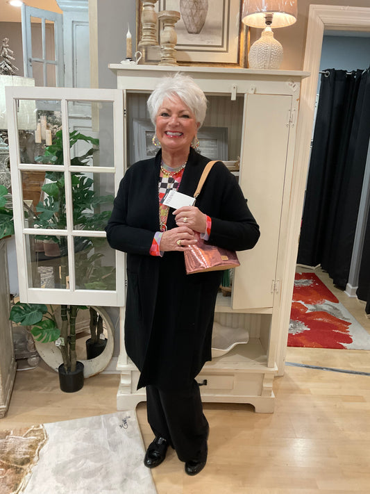 BLACK KNIT PANT(ITAU23306BK