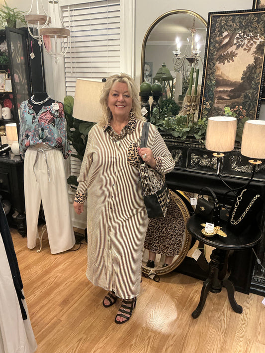 MAXI SHIRTWASTE DRESS