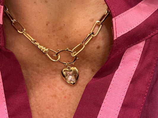 GOLD EMBELISHED NECKLACE