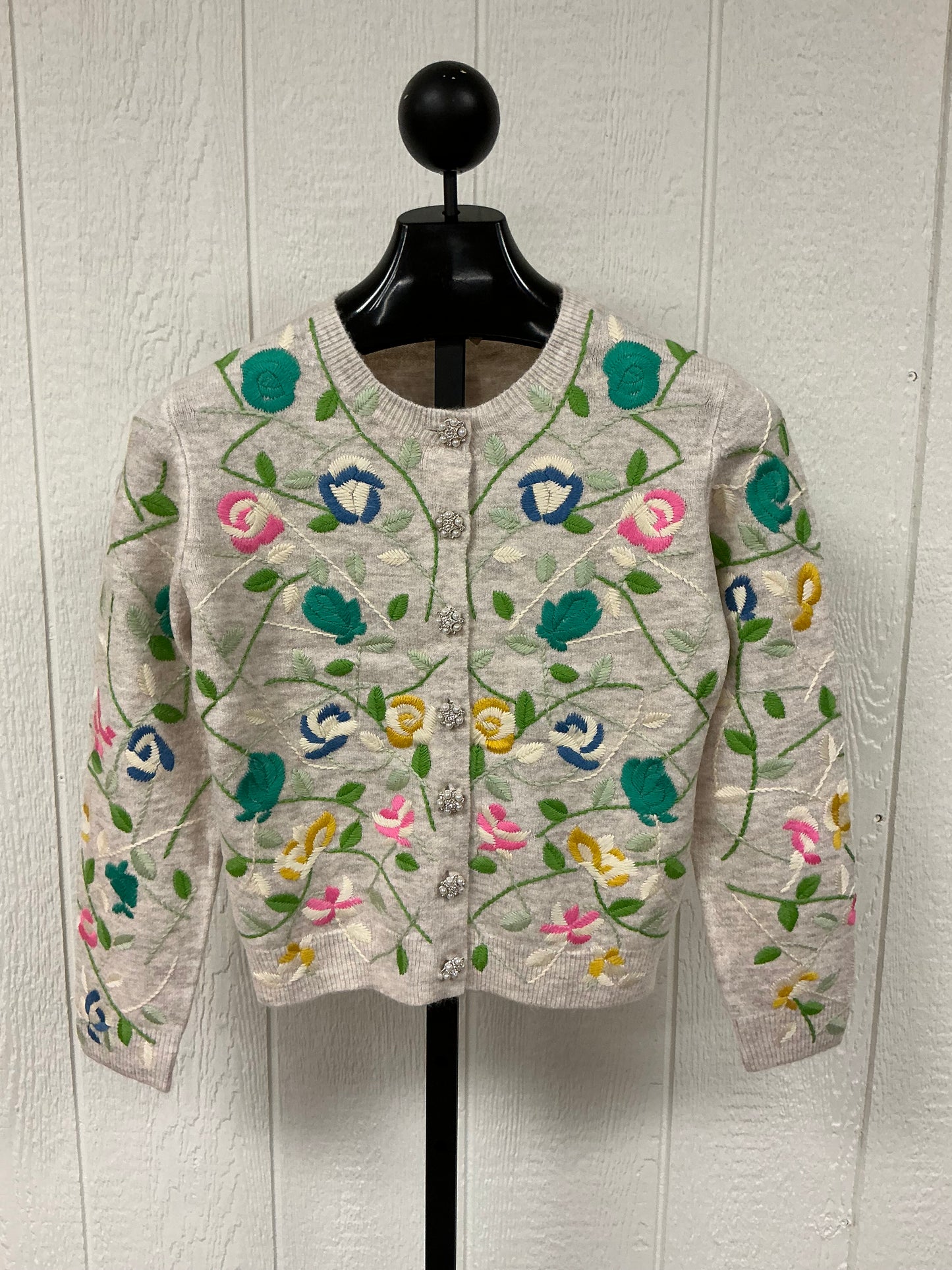 EMB. DETAIL CARDIGAN (SW6649