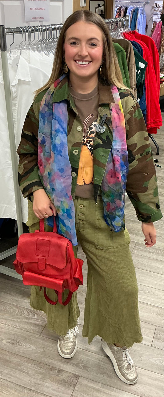 CAMO FLORAL JKT (VJ72458