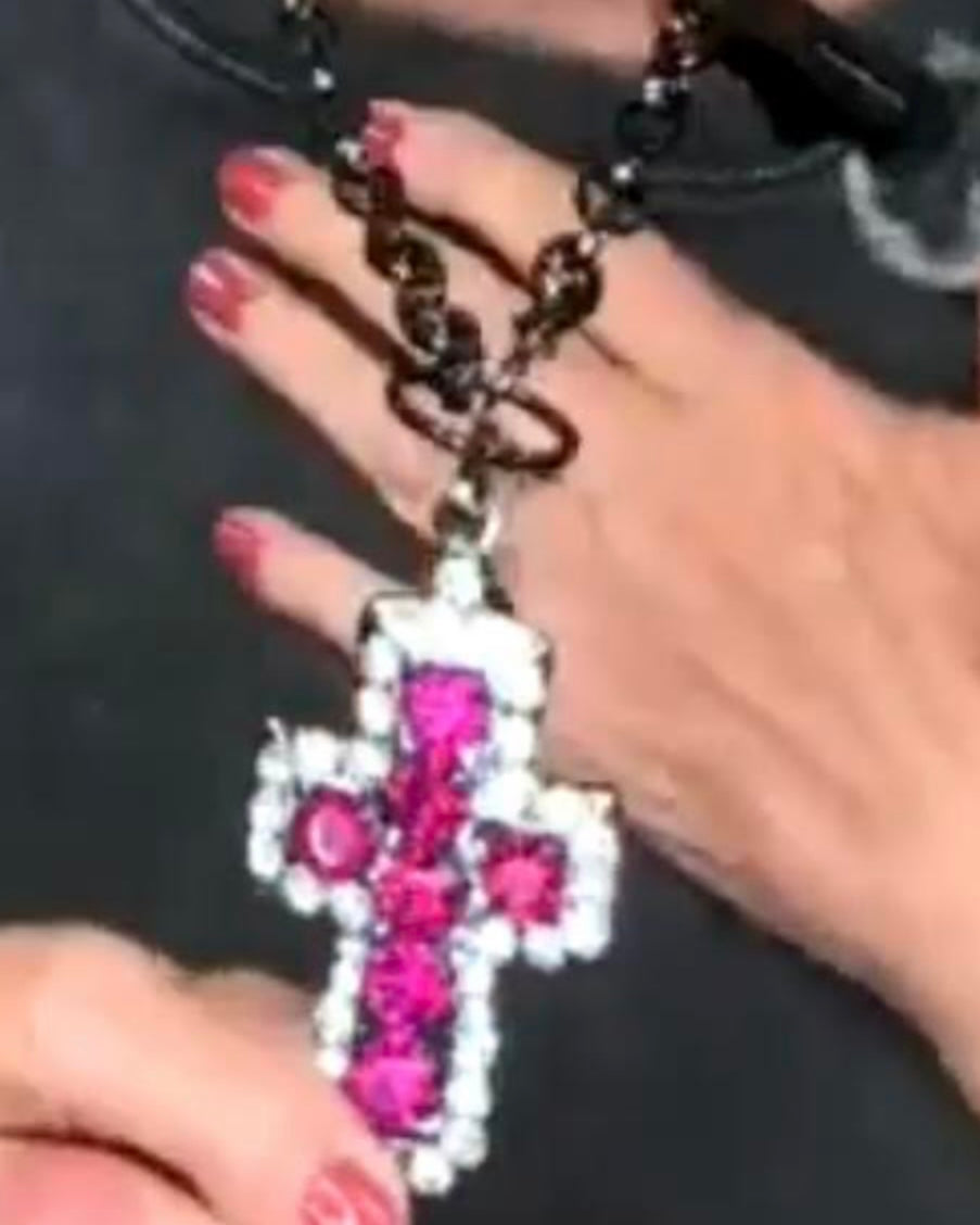 CROSS - HOT PINK/CLEAR  NCK