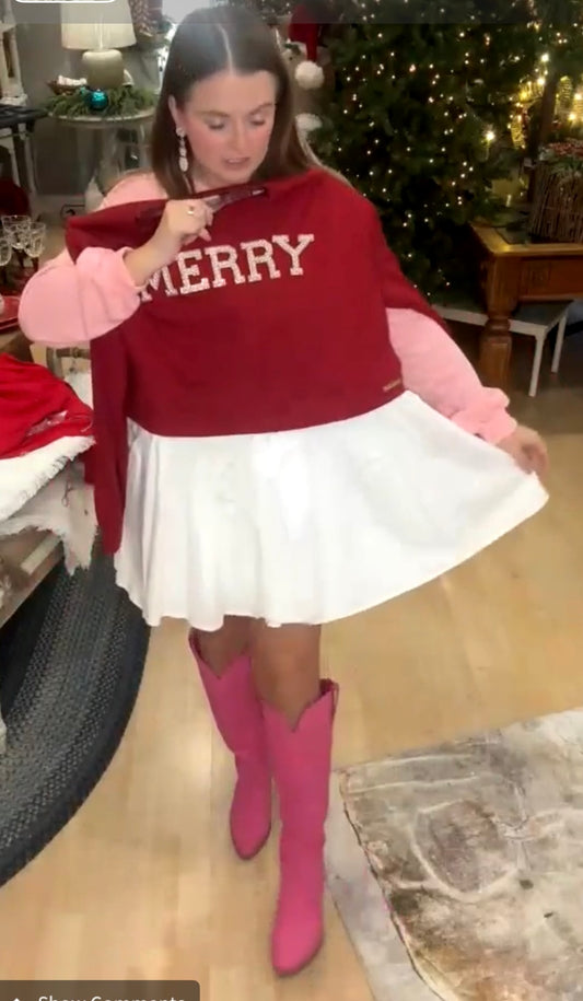 LONG SLV MERRY CHRISTMAS