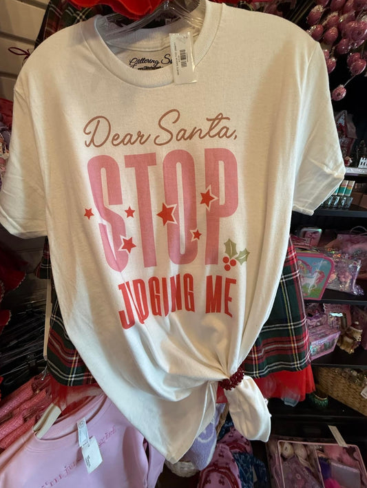 WHITE SANTA TEE (08677