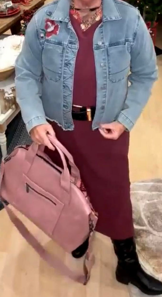 KNIT OPEN NECK DRESS (D-41673