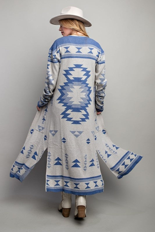 AZTEC LONG CARDIGAN (919313