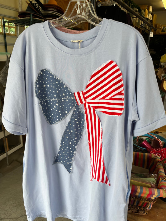 BOW T-SHIRT DRESS