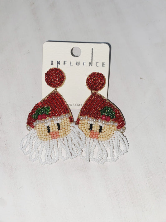 SANTA EARRINGS