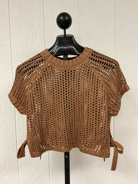 SIDE TIE DETAIL SWEATER TOP