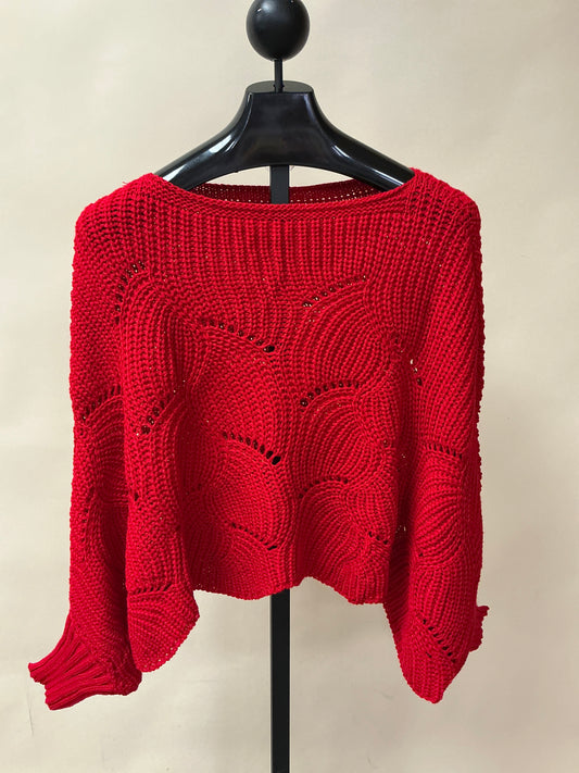 SWEATER PONCHO W/SLV (4271