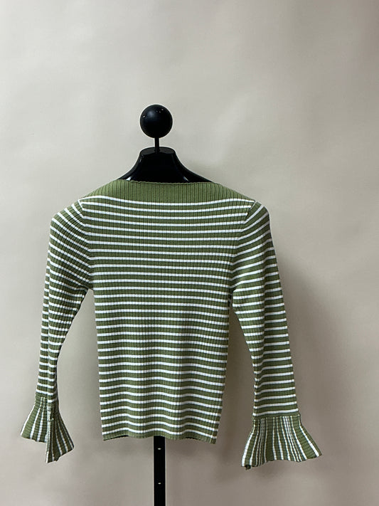 STRIPE RIB KNIT TOP