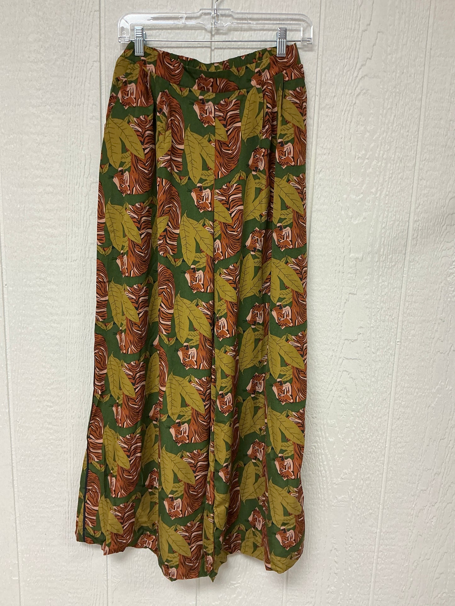 OLIVE ANIMAL PRINT PANT(EB56883A