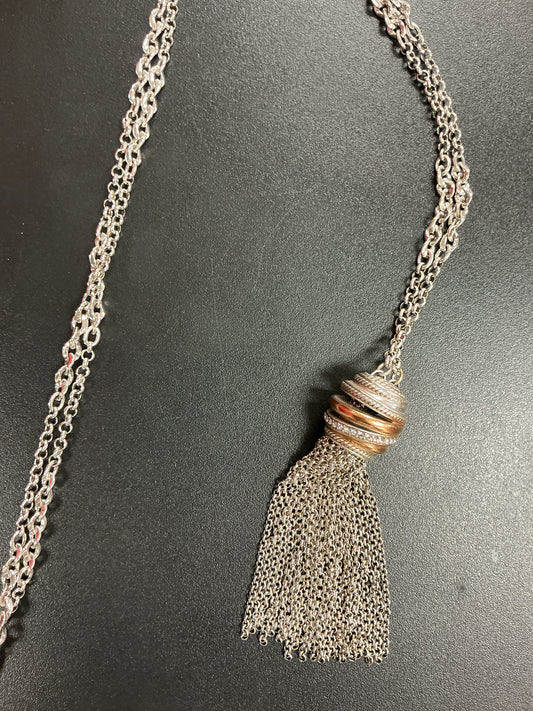 NEPTUNE'S RINGS PTE. TASSEL NECKLACE