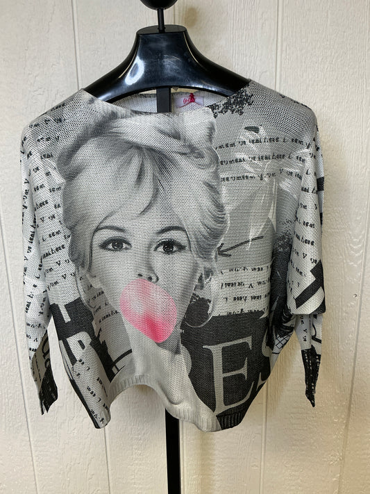 PRINT SWEATER (09067