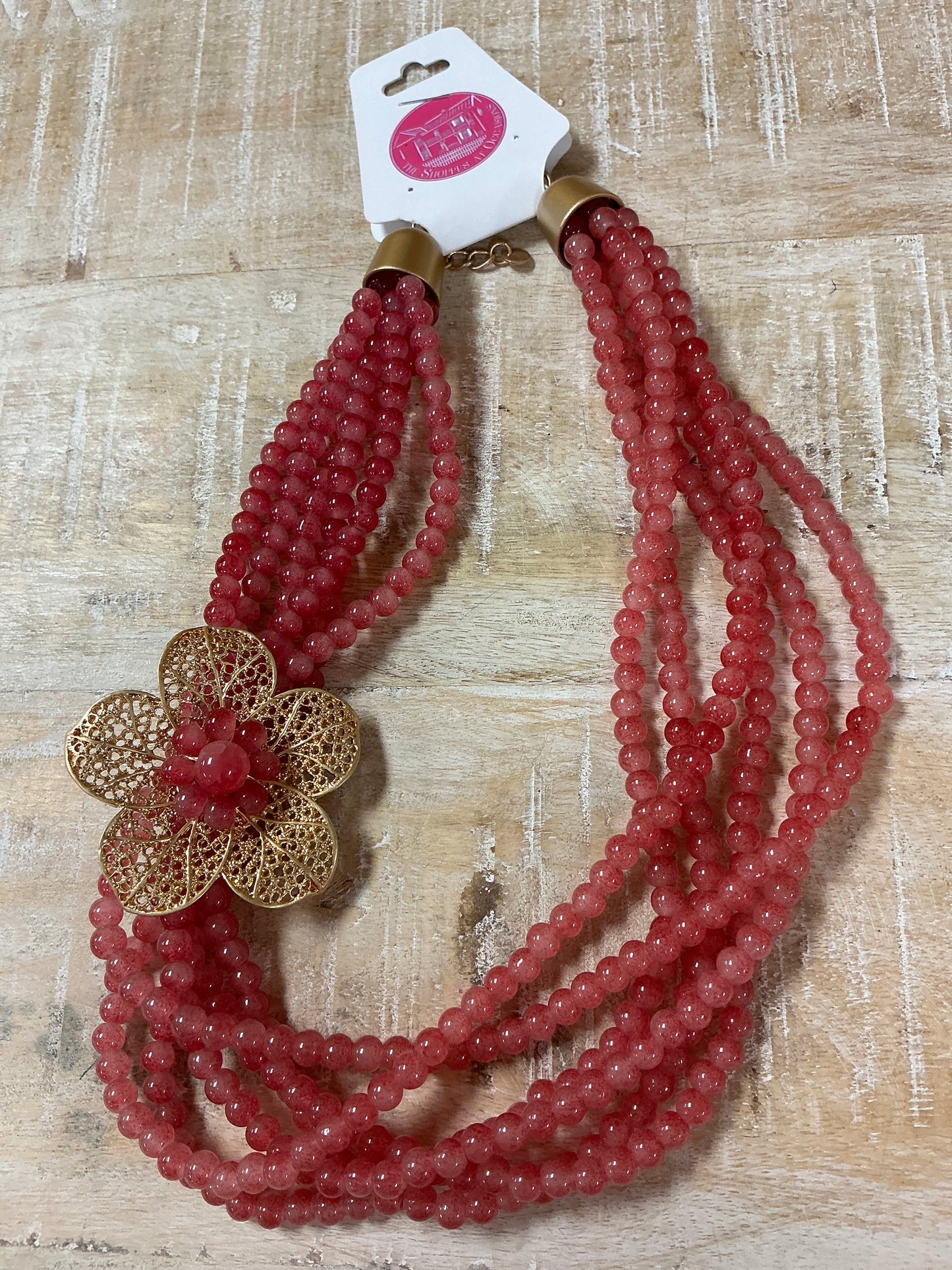 BOHO FLOWER NECKLACE