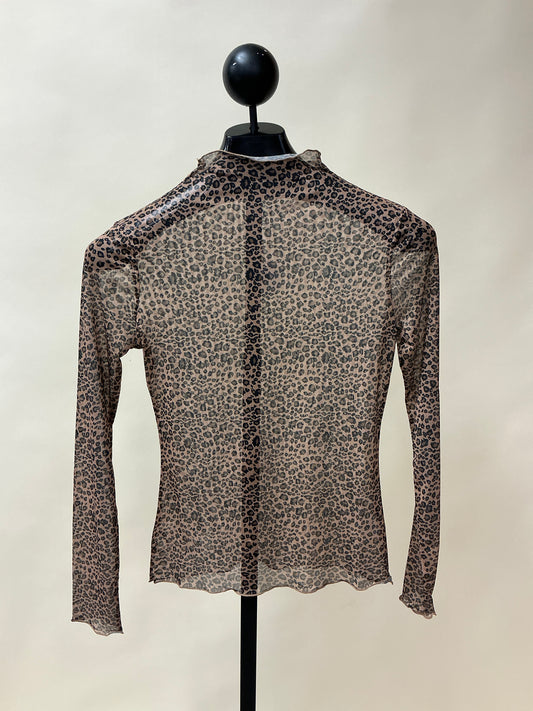 BROWN LEOPARD TOP