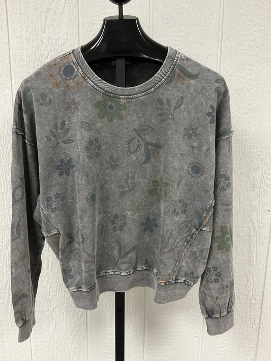 FLOWER PRINT MINERAL TOP