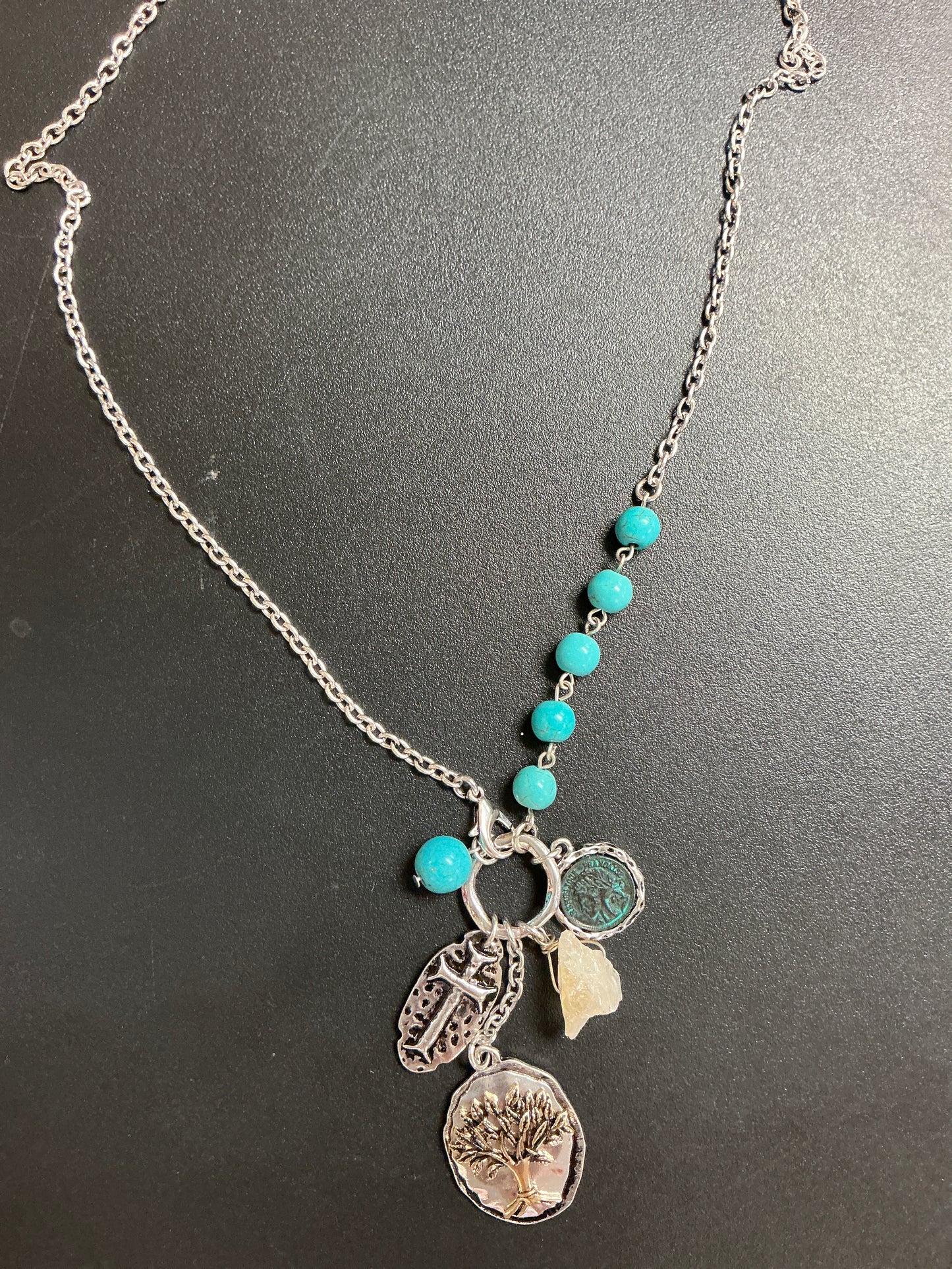 WESTERN CROSS CHARM NCK