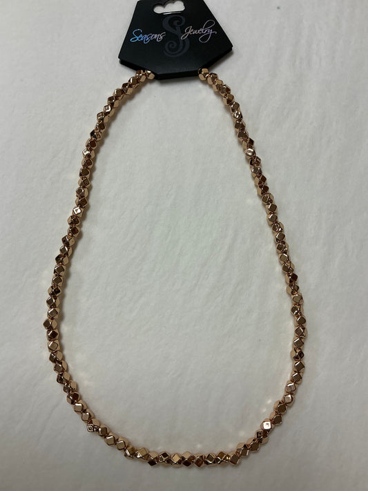 18" GOLD STRETCH NECKLACE