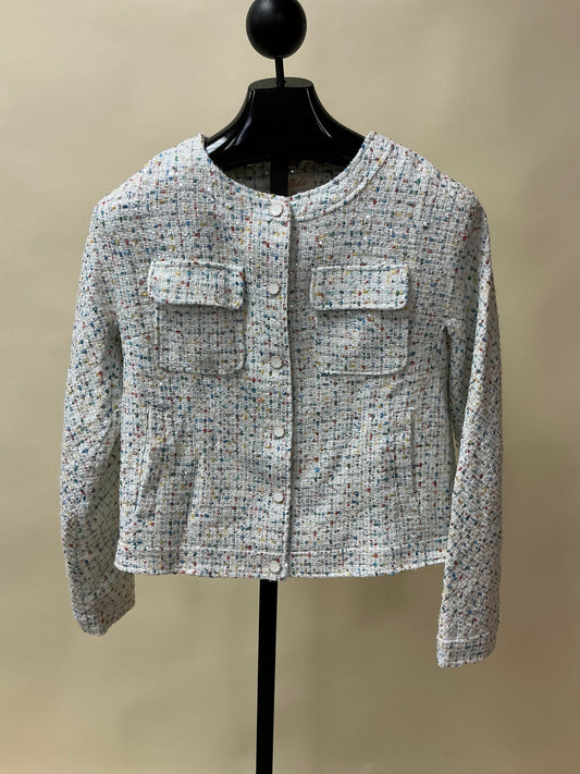 PLAID TWEED JKT(LJ0244