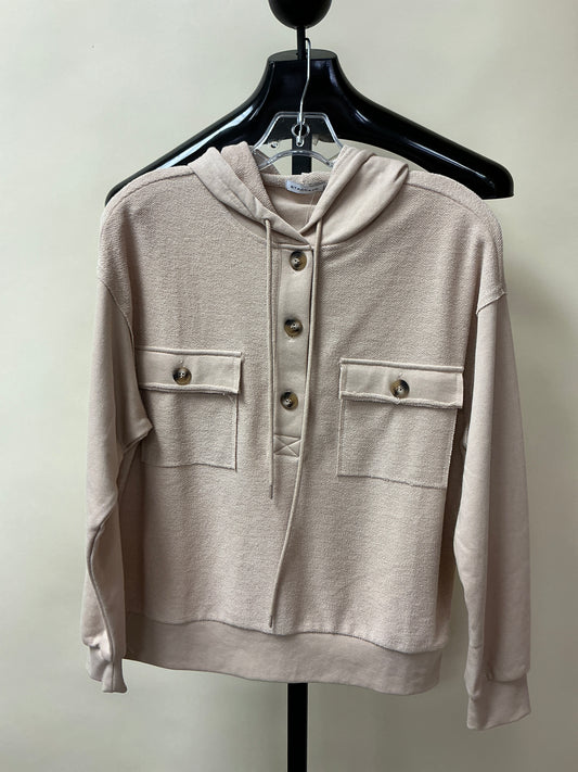 HOODED/BUTTON DOWN/PKT/TERRY TOP