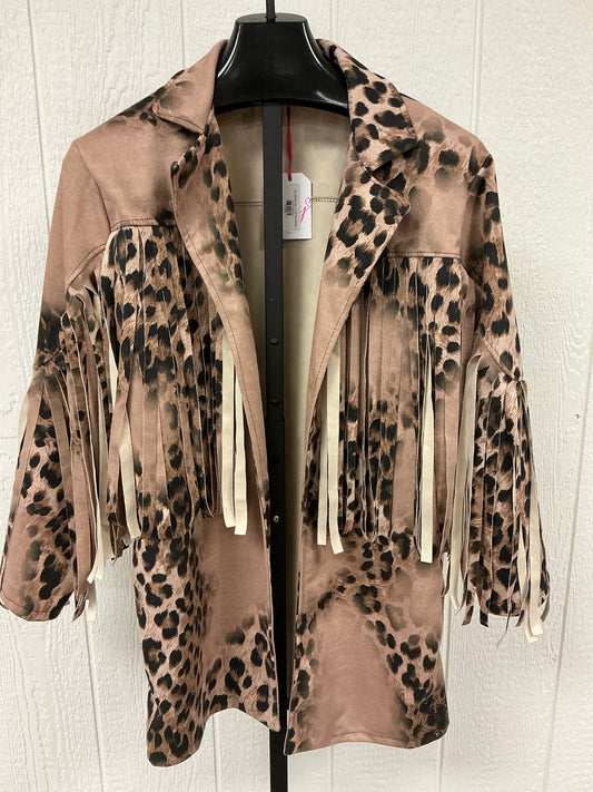 LEO MIXED COLOR JKT W/FRINGE