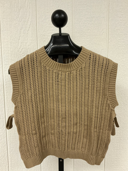 SIDE TIE SWEATER VEST (OSW1068