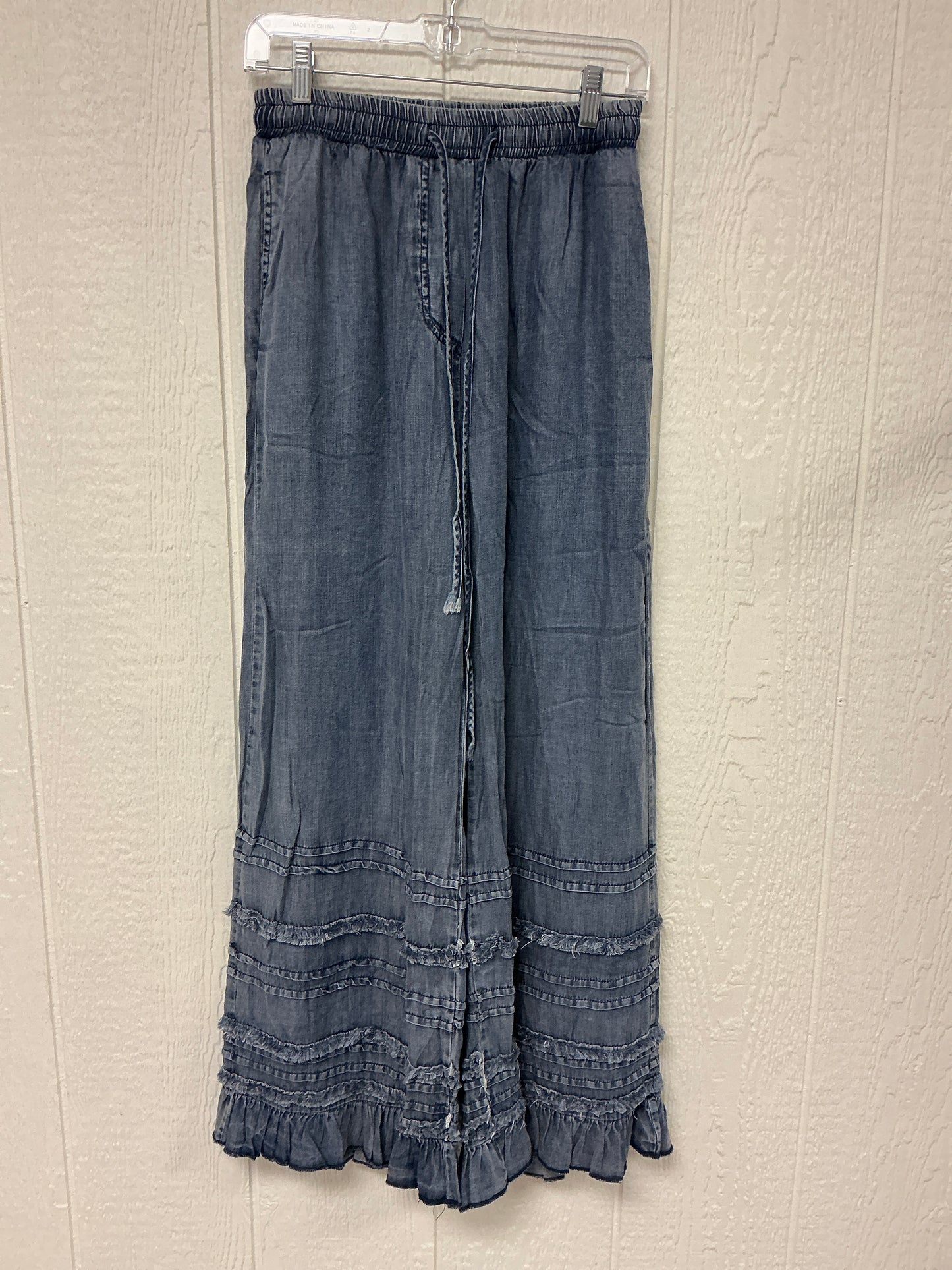 CHAMBRAY PALAZZO PANT(OLS-4890