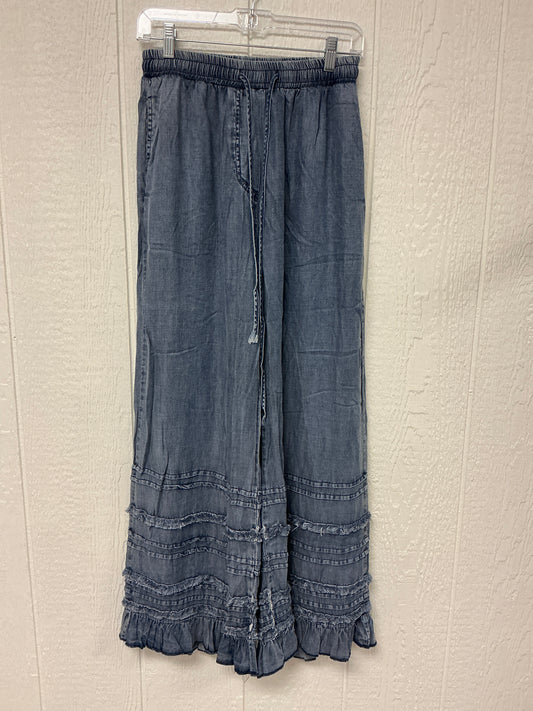 CHAMBRAY PALAZZO PANT(OLS-4890