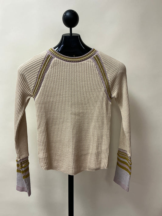 RAGLAN TRIMMED SLEEVE SWEATER-PP