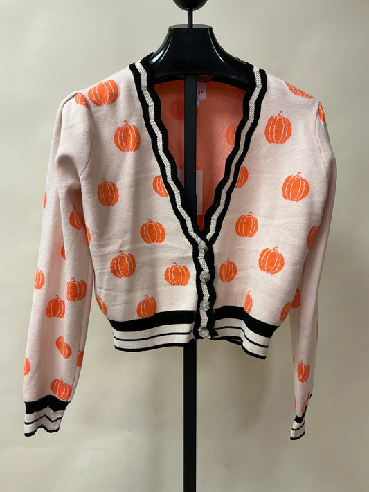 PUMPKIN PAT. KNITTED SWEATER