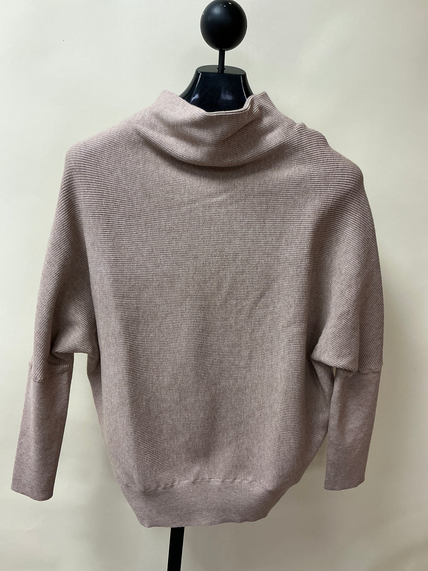 DOLMAN SLV SLOUCH MOCK NECK P/OVER