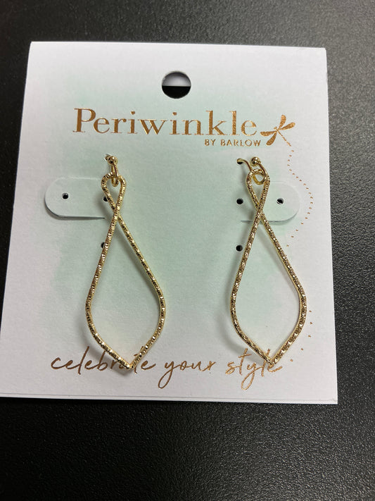 TEXTURED DROP EARR