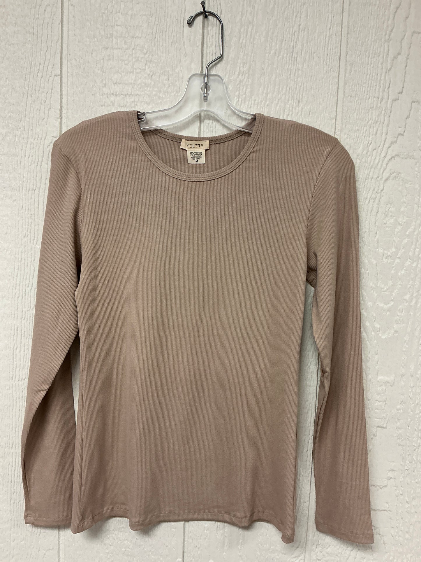 COMFORT RIBBED LNG SLV TOP(TP2736