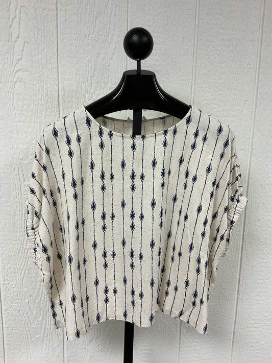 INDIGO DOLMAN SLV BLOUSE(TK14590