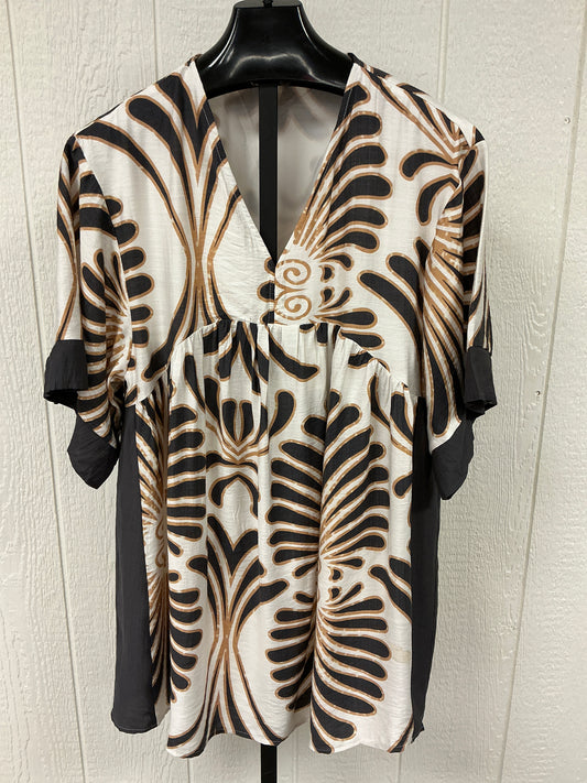 LINING BOHO SUNBURST PRINT DRESS