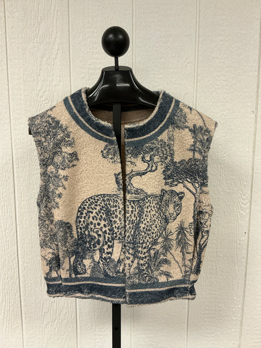 BLUE PRINT VEST(25663