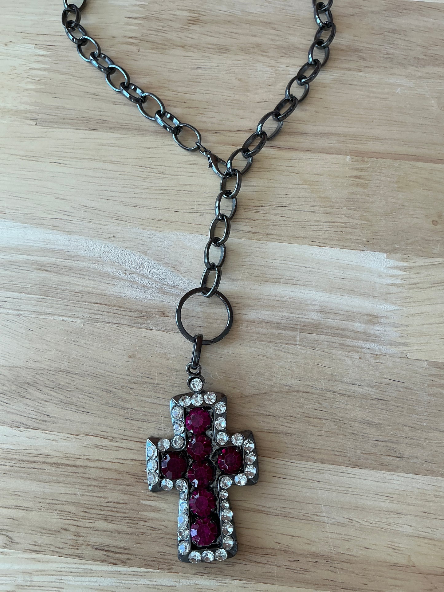 CROSS - HOT PINK/CLEAR  NCK