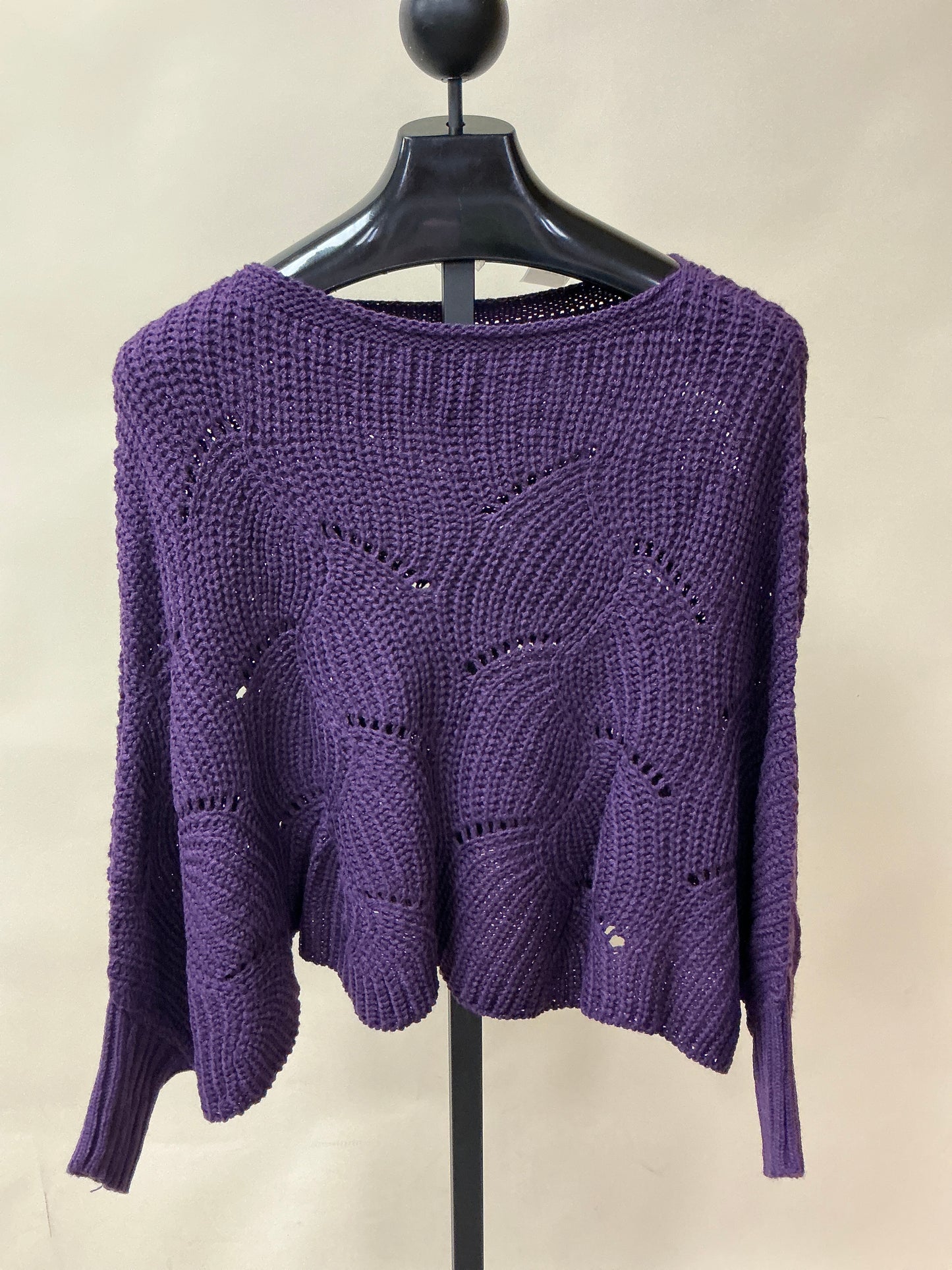 SWEATER PONCHO W/SLV (4271