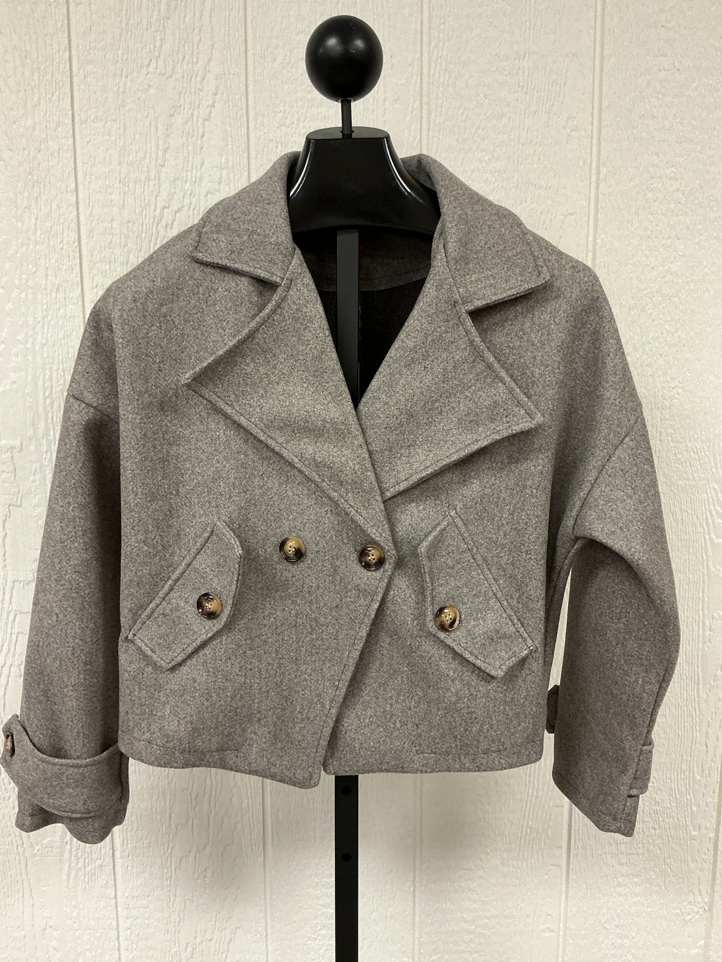 GRAY SHORT JKT(80301