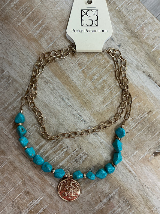 COIN/TURQUOISE NCK