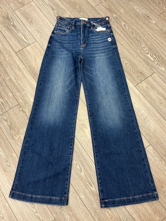 HIGH RISE WIDE LEG JEANS (RDP5986