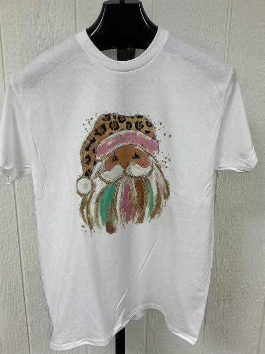 POPPY BRUSHSTROKE SANTA TEE