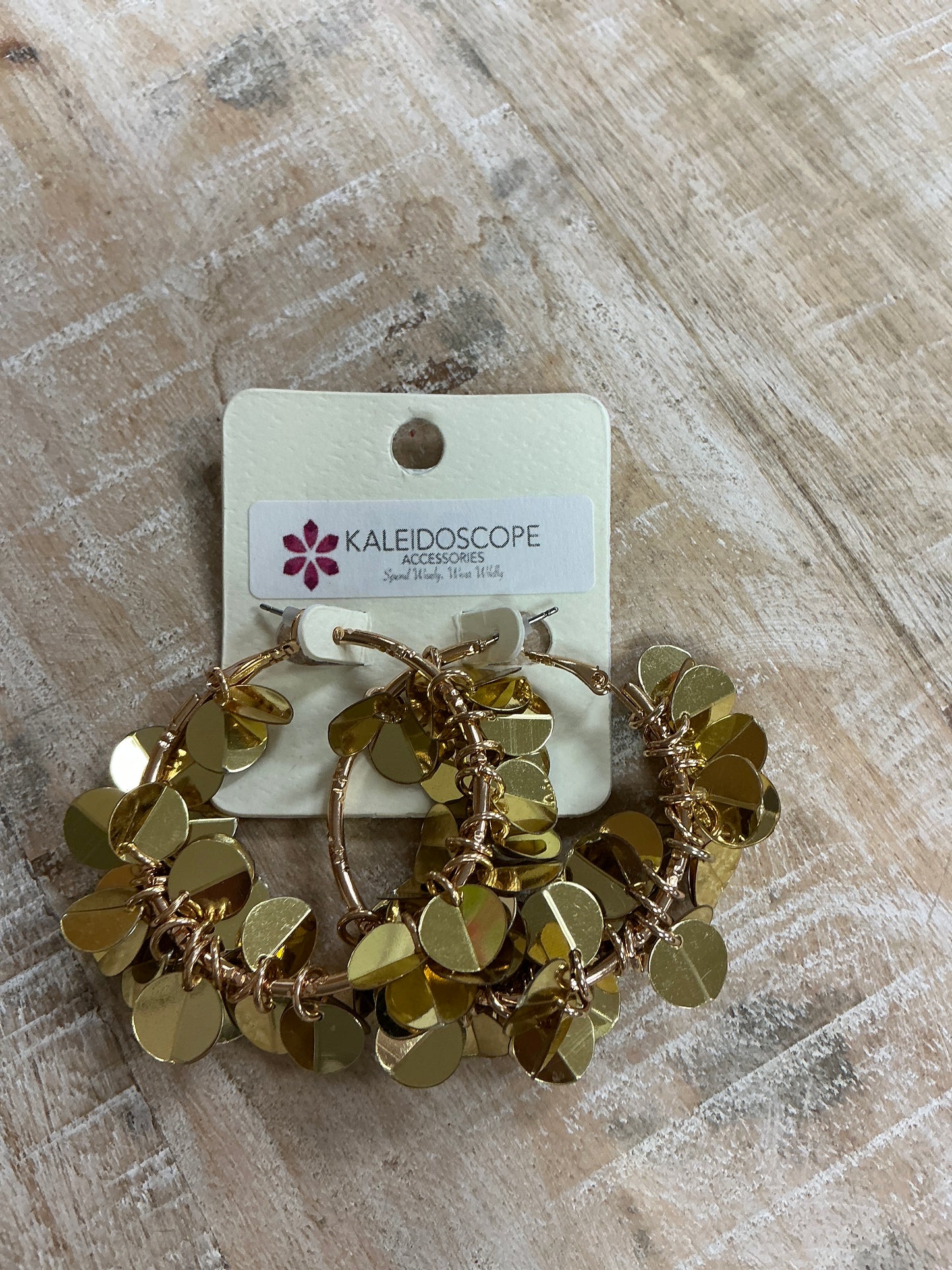 TASSEL HOOP EARRINGS