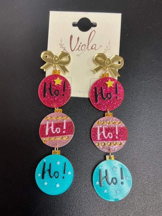HO HO HO EARRING
