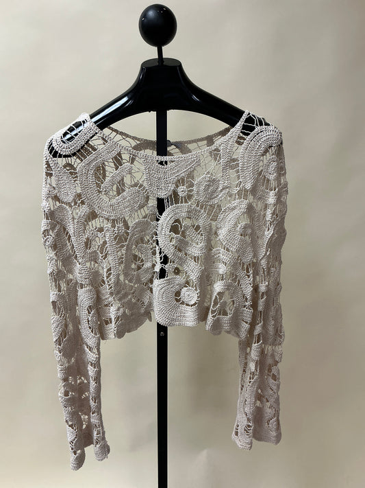 CROCHET LONG SLEEVE TOP (CT4500