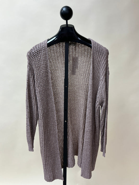 KNIT RIB CARDIGAN (409992