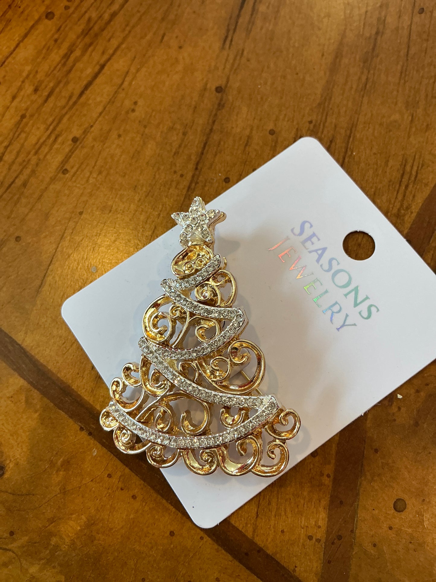 GOLD/SILV TREE PIN/PENDANT